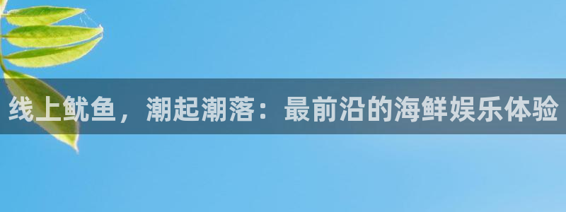 杏悦娱乐是什么平台：线上鱿鱼，潮起潮落：最前沿的海鲜娱乐体验